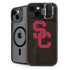University of Southern California USC Black Distressed iPhone 14 Plus Kickstand Case