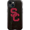 University of Southern California USC Black Distressed iPhone 15 Impact Case