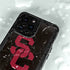 University of Southern California USC Black Distressed iPhone 15 Pro Waterproof Case