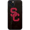 University of Southern California USC Black Distressed iPhone 15 Skin