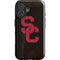 University of Southern California USC Black Distressed iPhone 16 Impact Case
