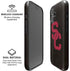 University of Southern California USC Black Distressed iPhone 16 Magsafe Impact Case