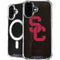 University of Southern California USC Black Distressed iPhone 16 Plus MagSafe Case
