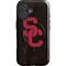 University of Southern California USC Black Distressed iPhone 16 Plus Magsafe Impact Case