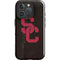 University of Southern California USC Black Distressed iPhone 16 Pro Impact Case