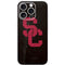 University of Southern California USC Black Distressed iPhone 16 Pro Skin