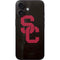 University of Southern California USC Black Distressed iPhone 16 Skin