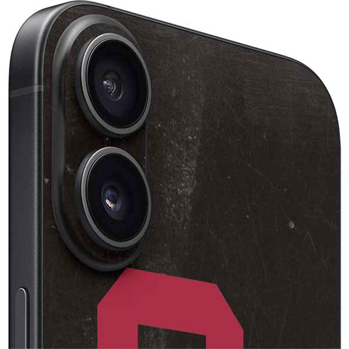 University of Southern California USC Black Distressed iPhone 16 Skin