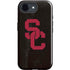 University of Southern California USC Black Distressed iPhone 16e Impact Case