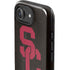 University of Southern California USC Black Distressed iPhone 16e Impact Case