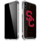 University of Southern California USC Black Distressed iPhone X/XS Clear Case