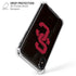 University of Southern California USC Black Distressed iPhone X/XS Clear Case
