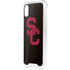 University of Southern California USC Black Distressed iPhone XS Clear Case