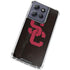 University of Southern California USC Black Distressed Moto G 5G (2025) Clear Case