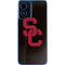 University of Southern California USC Black Distressed Moto G Play 4G (2024) Skin