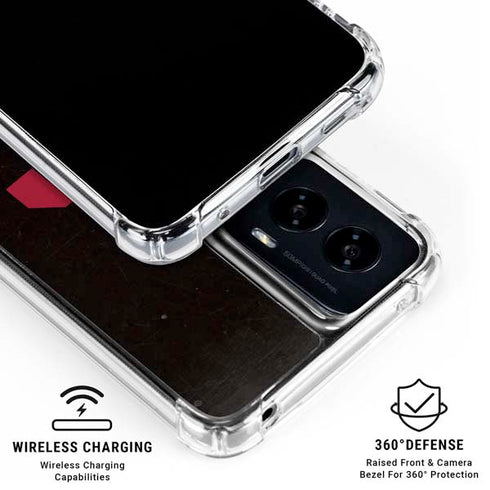 University of Southern California USC Black Distressed Moto G Power 5G (2024) Clear Case