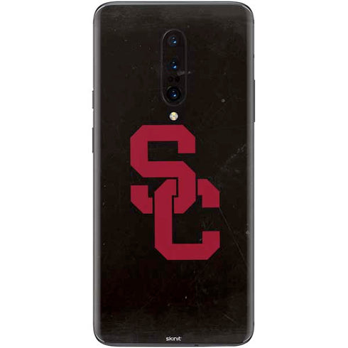 University of Southern California USC Black Distressed OnePlus 7 Pro Skin