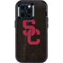 University of Southern California USC Black Distressed Otterbox Defender iPhone Skin