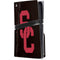 University of Southern California USC Black Distressed PS5 Pro Disk Console Skin