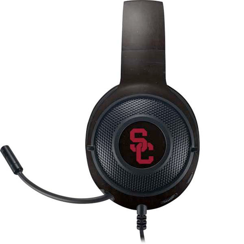 University of Southern California USC Black Distressed Razer Kraken X Skin