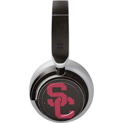 University of Southern California USC Black Distressed Surface Headphones Skin