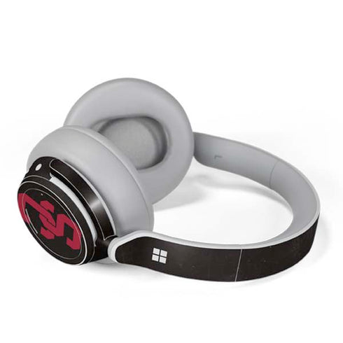 University of Southern California USC Black Distressed Surface Headphones Skin