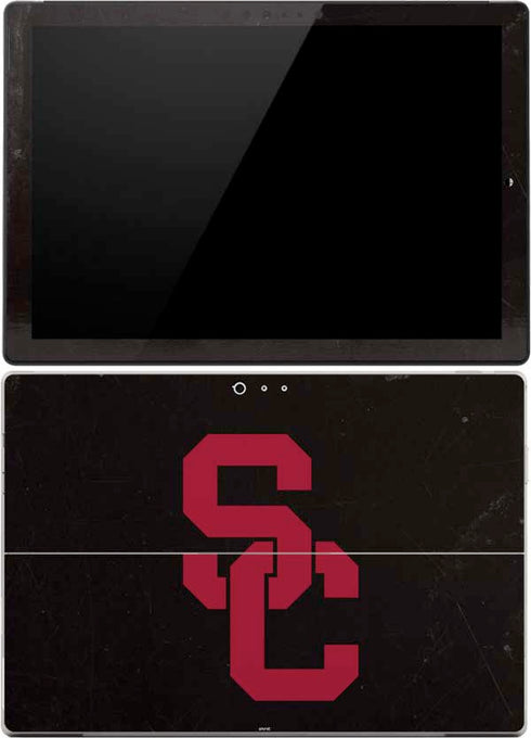 University of Southern California USC Black Distressed Surface Pro 4 Skin