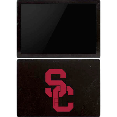 University of Southern California USC Black Distressed Surface Pro 6 Skin