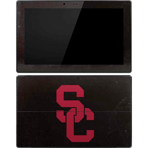 University of Southern California USC Black Distressed Surface Pro Tablet Skin
