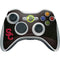 University of Southern California USC Black Distressed Xbox 360 Wireless Controller Skin