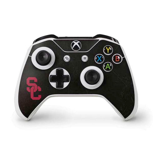 University of Southern California USC Black Distressed Xbox One Skins