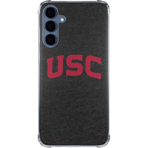 University of Southern California USC Bold Logo Galaxy A55 5G Clear Case