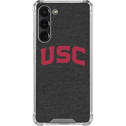 University of Southern California USC Bold Logo Galaxy S24 FE Clear Case