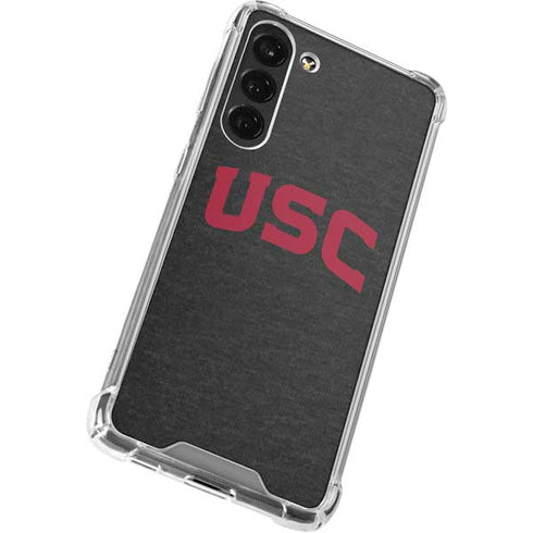 University of Southern California USC Bold Logo Galaxy S24 FE Clear Case