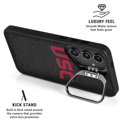 University of Southern California USC Bold Logo Galaxy S25 Kickstand Case