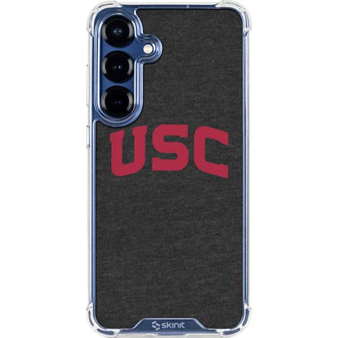 University of Southern California USC Bold Logo Galaxy S25 Plus Clear Case