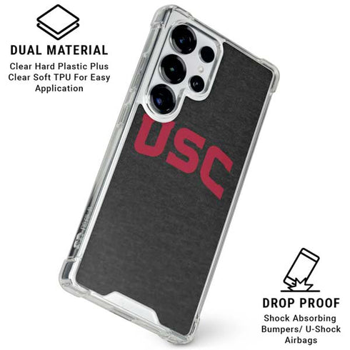 University of Southern California USC Bold Logo Galaxy S25 Ultra Clear Case