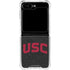 University of Southern California USC Bold Logo Galaxy Z Flip6 Clear Case