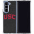 University of Southern California USC Bold Logo Galaxy Z Fold5 5G Clear Case