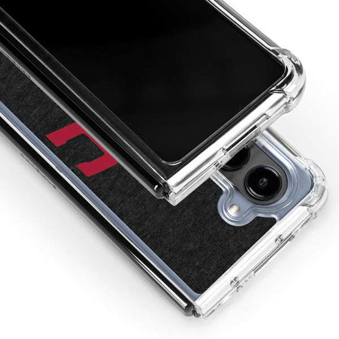 University of Southern California USC Bold Logo Galaxy Z Fold5 5G Clear Case