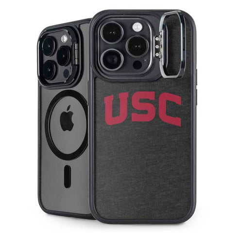University of Southern California USC Bold Logo iPhone 14 Pro Max Kickstand Case