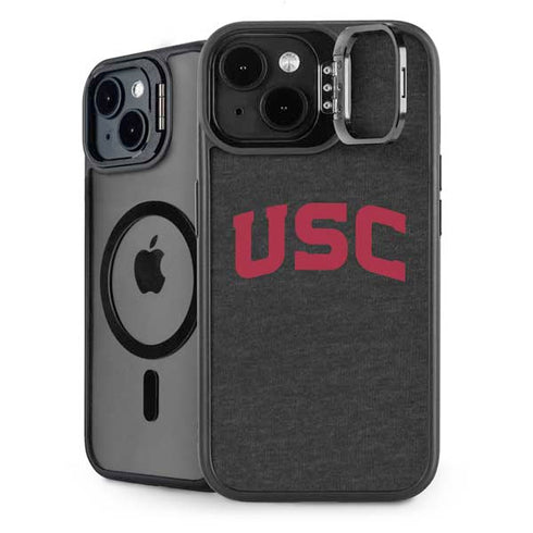 University of Southern California USC Bold Logo iPhone 15 Plus Kickstand Case