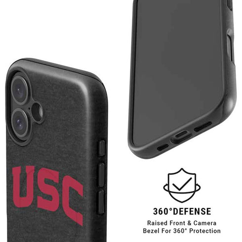 University of Southern California USC Bold Logo iPhone 16 Magsafe Impact Case