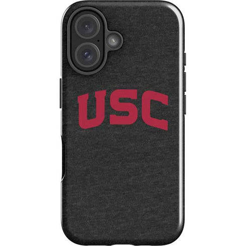 University of Southern California USC Bold Logo iPhone 16 Plus Impact Case