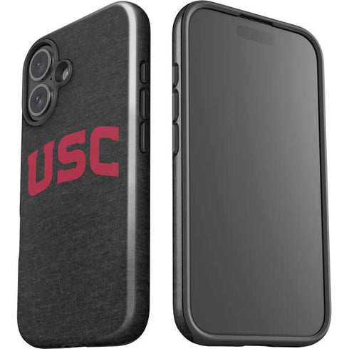 University of Southern California USC Bold Logo iPhone 16 Plus Impact Case