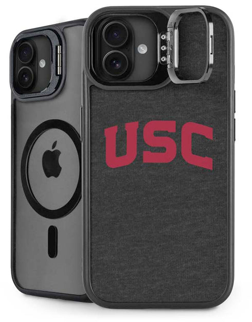 University of Southern California USC Bold Logo iPhone 16 Plus Kickstand Case