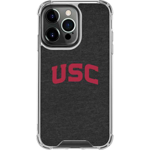 University of Southern California USC Bold Logo iPhone 16 Pro Clear Case