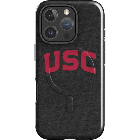 University of Southern California USC Bold Logo iPhone 16 Pro Max Magsafe Impact Case