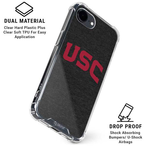 University of Southern California USC Bold Logo iPhone 16e Clear Case