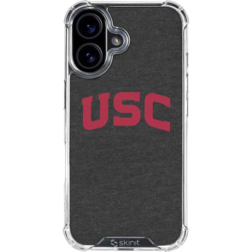 University of Southern California USC Bold Logo iPhone 17 Clear Case